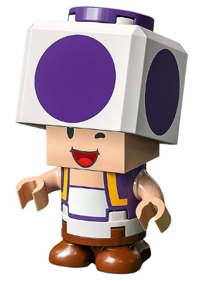 Purple Toad, Super Mario, Series 5 (Character Only) (Mar0129)