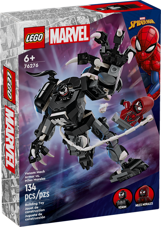 76276 Venom Mech Armor vs. Miles Morales