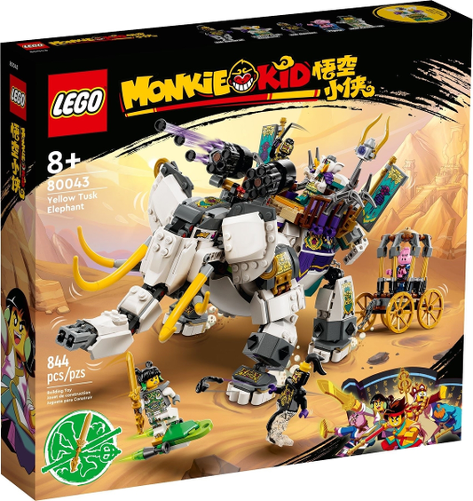 80043 Yellow Tusk Elephant (Retired) LEGO Monkie Kid