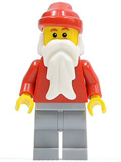 Santa, Light Bluish Gray Legs (hol005)