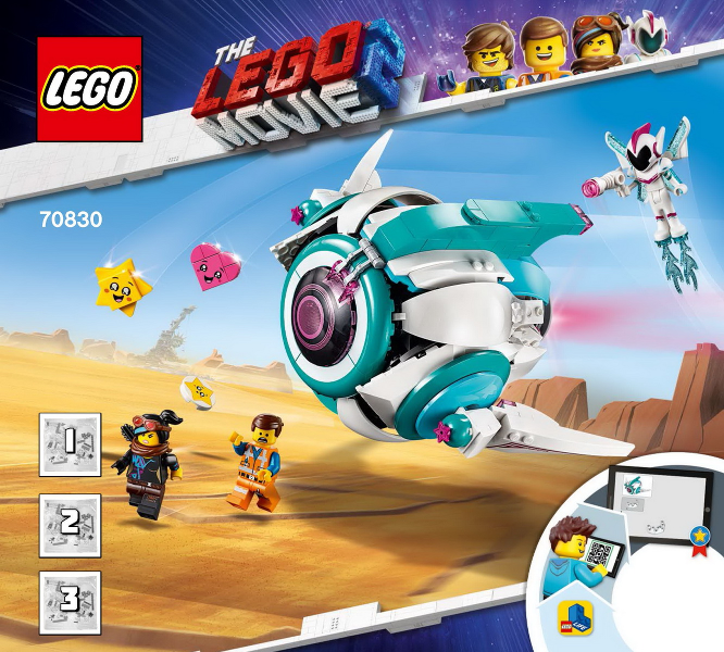70830 Sweet Mayhem's Systar Starship! (Certified) LEGO The LEGO Movie 2