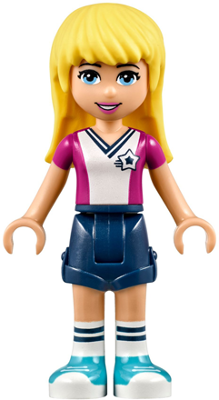 Friends Stephanie - Dark Blue Shorts, Soccer Jersey (frnd0232)