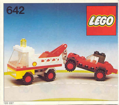 642 Tow Truck and Car (Used) LEGO Town