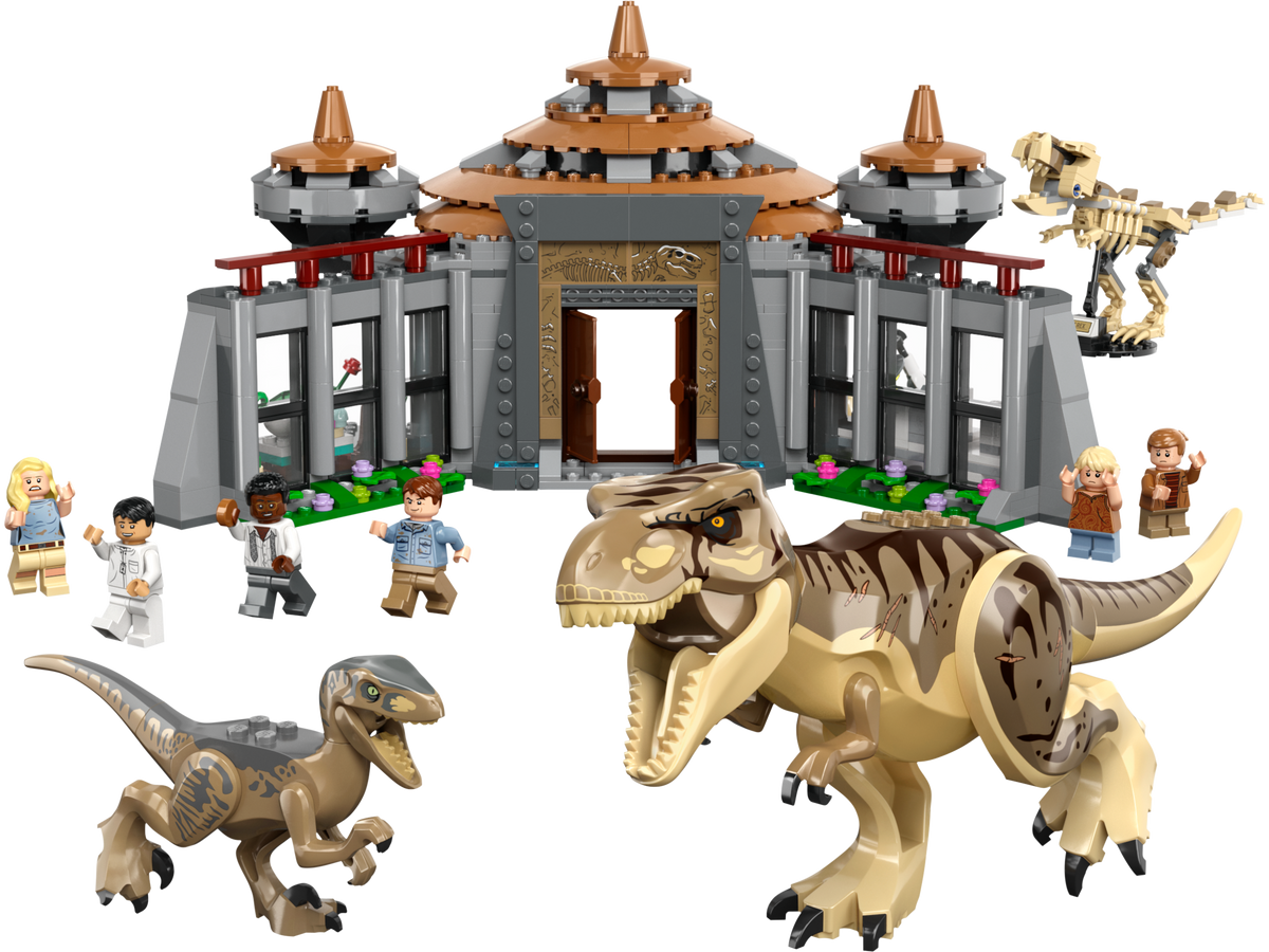 76961 Visitor Center: T. rex & Raptor Attack (Certified) LEGO Jurassic World
