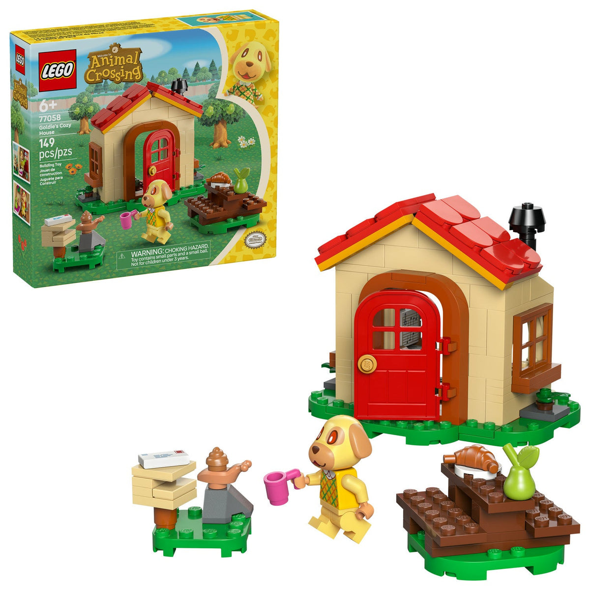 77058 Goldie's Cozy House (Retired) LEGO Animal Crossing