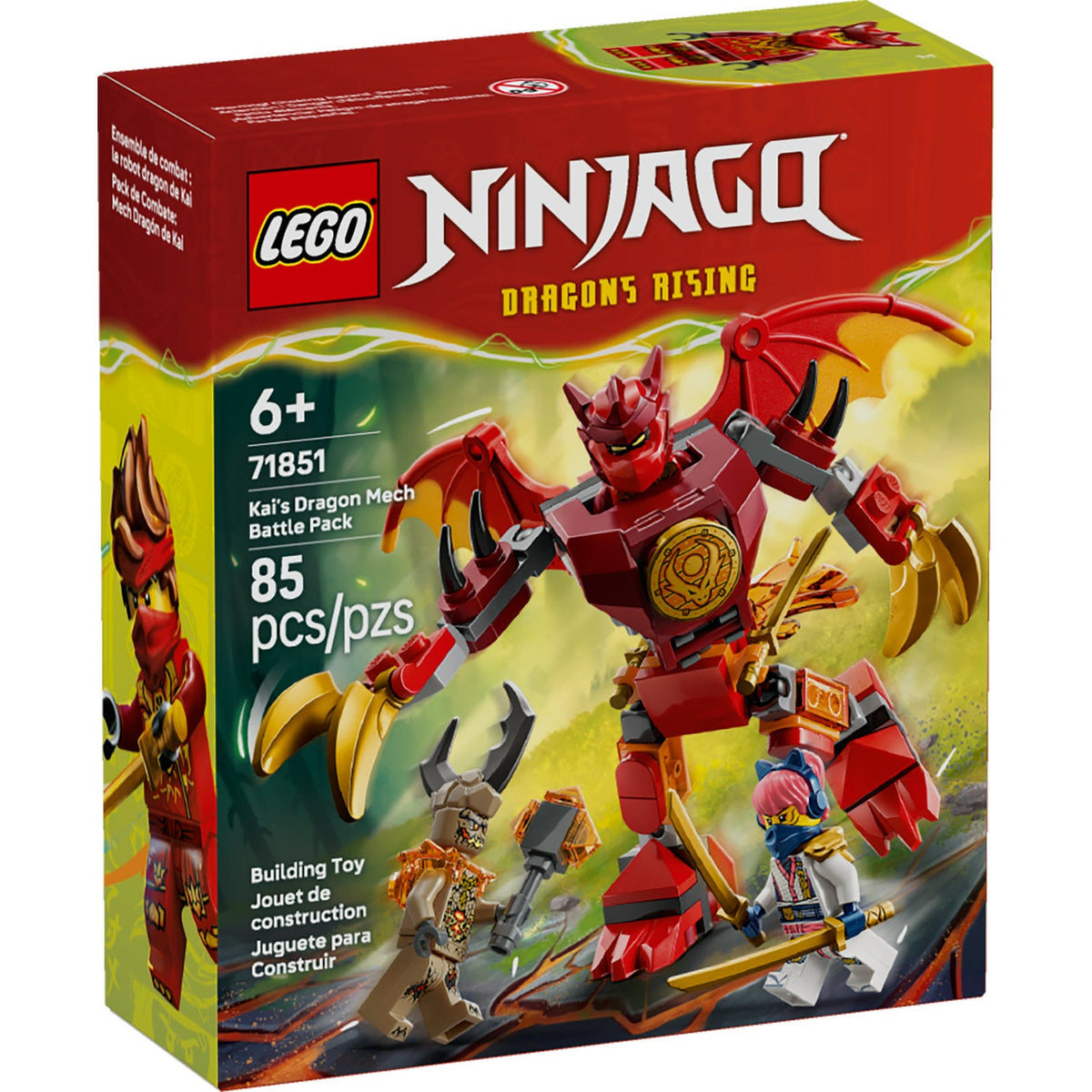 71851 Kai's Dragon Mech Battle Pack (Retired) LEGO Ninjago