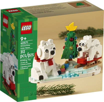 40571 Wintertime Polar Bears (Retired) LEGO Seasonal