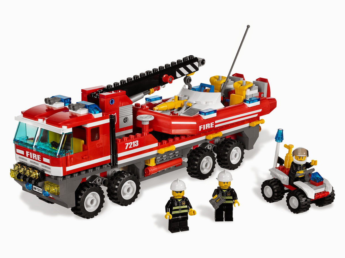7213 Off-Road Fire Truck & Fireboat (Certified) LEGO City