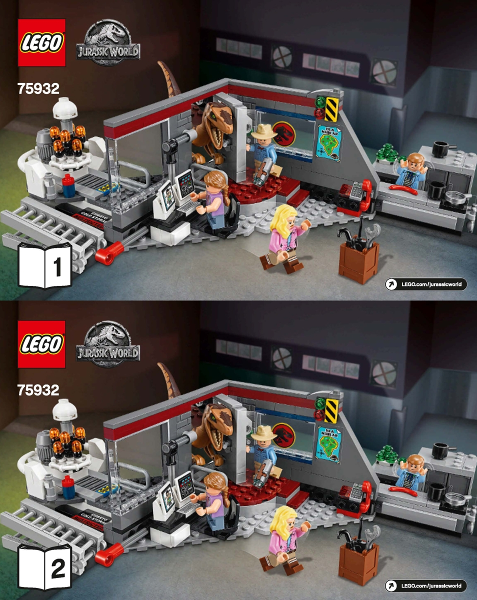 75932 Jurassic Park Velociraptor Chase (Certified) LEGO Jurassic World