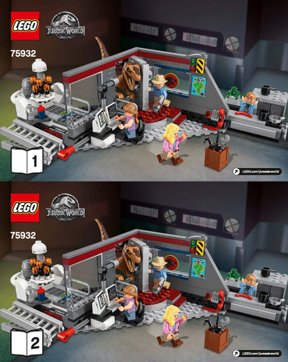 75932 Jurassic Park Velociraptor Chase (Certified) LEGO Jurassic World