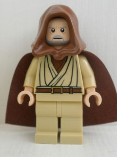Obi-Wan Kenobi - Old, Reddish Brown Hood and Cape, Eyes with Glints (sw0336)