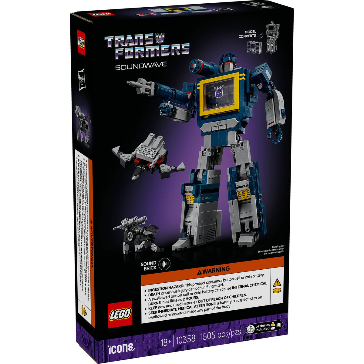 10358 Soundwave (Retired) LEGO Icons