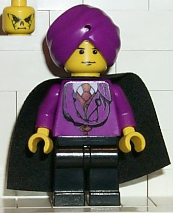 Professor Quirinus Quirrell - Yellow Head, Purple Turban and Torso (hp011)