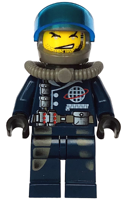Dash - Mission Deep Sea, Trans-Dark Blue Visor (alp034)