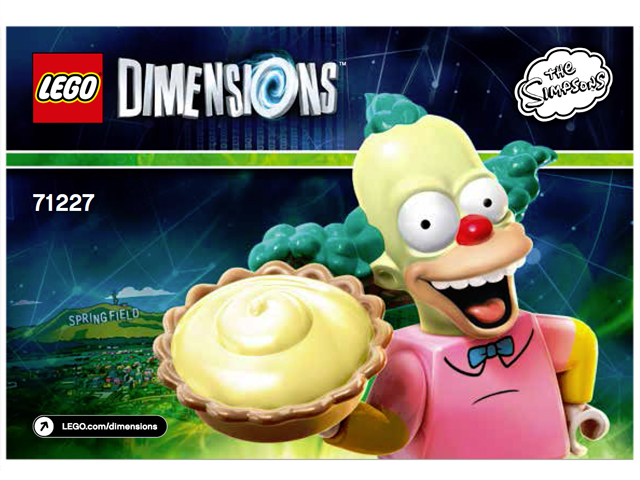 71227 Krusty Fun Pack (Used) LEGO Dimensions