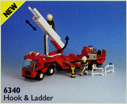 6340 Hook & Ladder (Used) LEGO Town