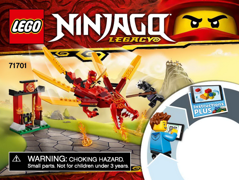 71701 Kai's Fire Dragon (Used) LEGO Ninjago