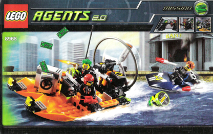 8968 River Heist (Used) LEGO Agents