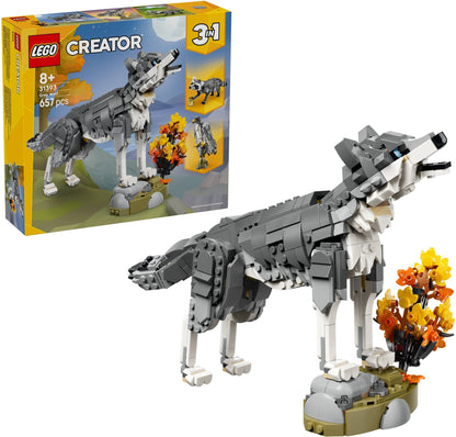 31393 Forest Animals: Gray Wolf