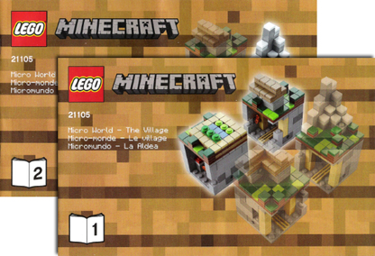 21105 Minecraft Micro World - The Village (Used) LEGO Minecraft