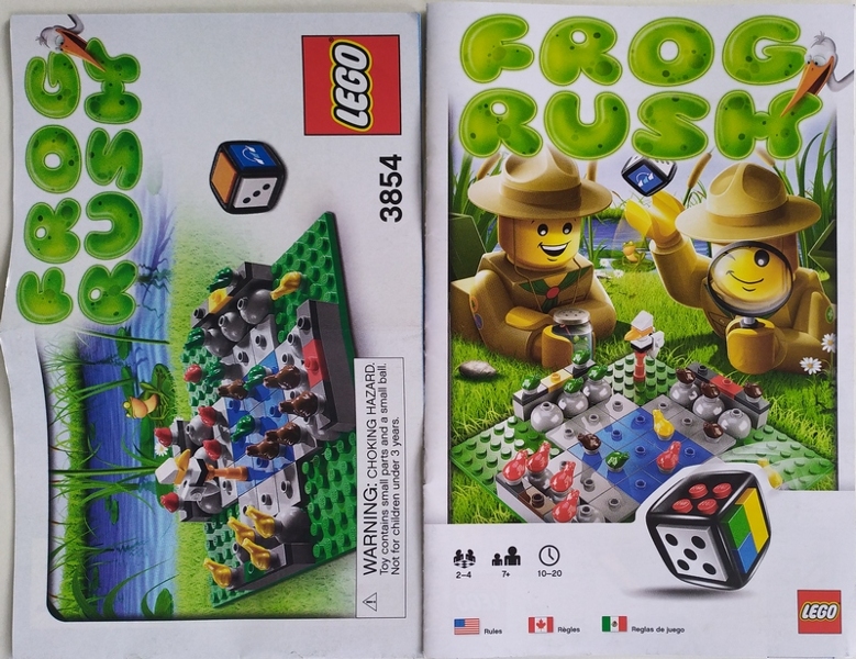 3854 Frog Rush (Used) LEGO Games