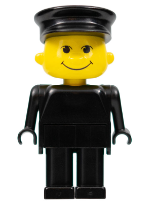 Basic Figure Human, Black Legs, Black Hat (fab13b)