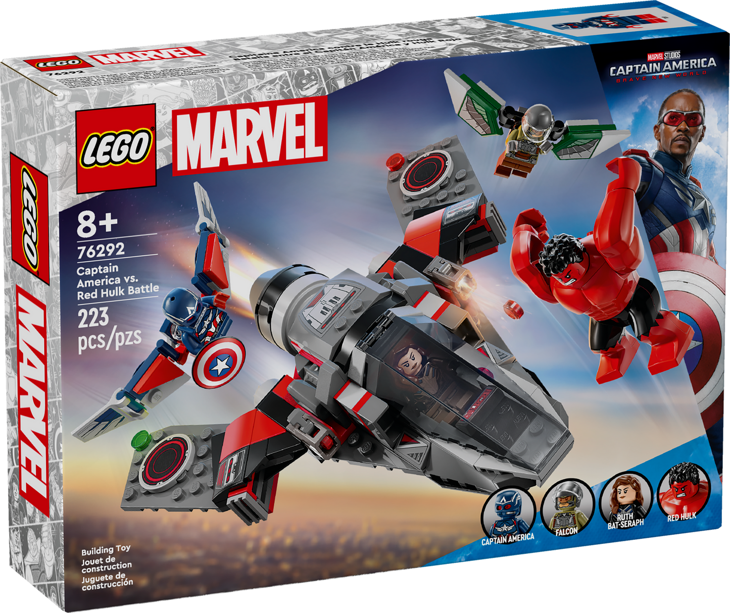 76292 Marvel Captain America vs. Red Hulk Battle