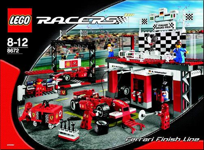 8672 Ferrari Finish Line (Used) LEGO Racers