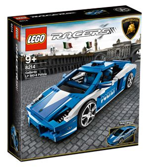 8214 Lamborghini Polizia (Retired) LEGO Racers
