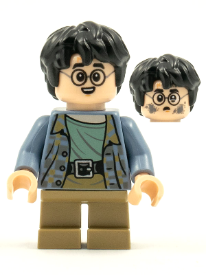 Harry Potter - Sand Blue Jacket, Dark Tan Short Legs, Dirty Face (hp256)
