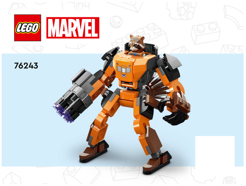 76243 Rocket Mech Armor (Certified) LEGO Super Heroes