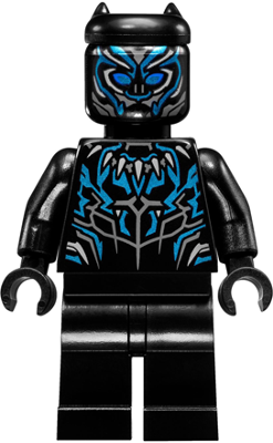 Black Panther - Metallic Light Blue Highlights (sh0478)