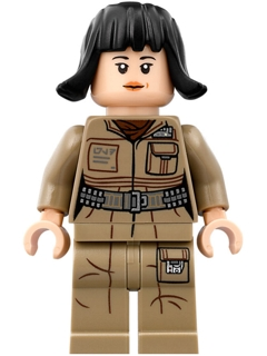 Rose Tico - Dark Tan Outfit, Hair (sw0857)