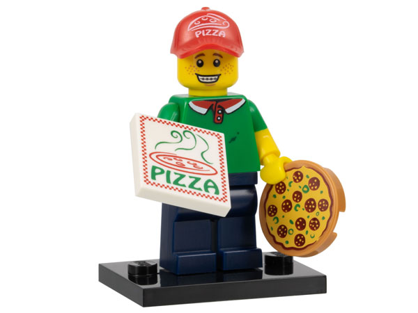 Pizza Delivery Man - Series 12 Collectible Minifigure (col12-11)