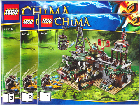 70014 The Croc Swamp Hideout (Used) LEGO Legends of Chima