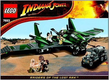 7683 Fight on the Flying Wing (Used) LEGO Indiana Jones
