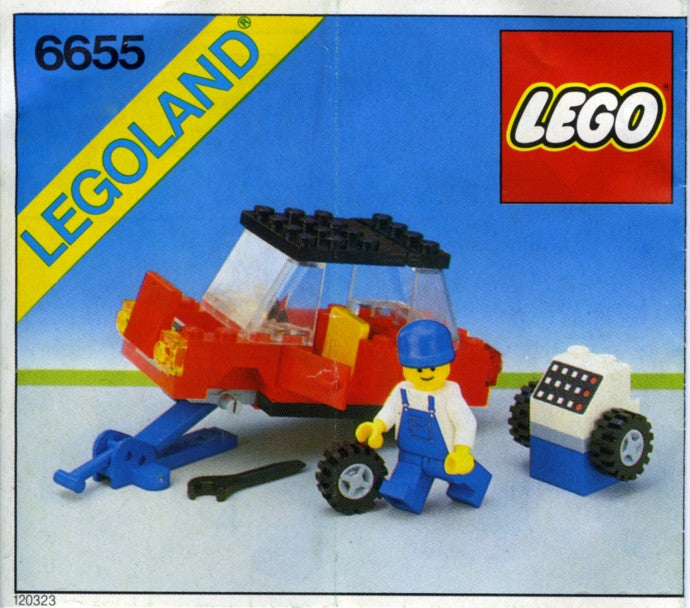 6655 Auto & Tire Repair (Used) LEGO Town