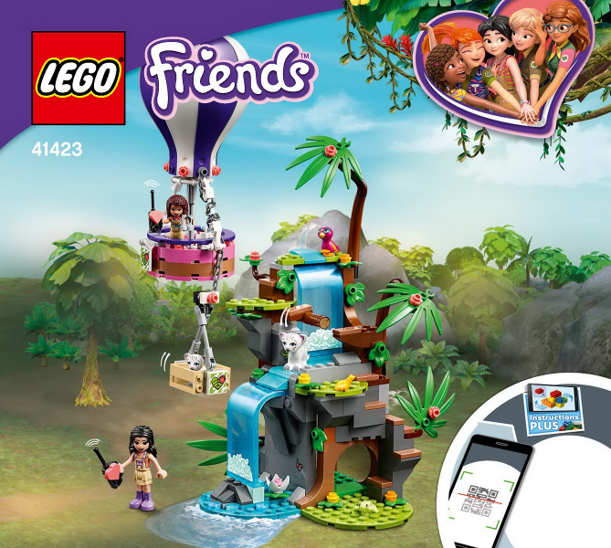41423 Tiger Hot Air Balloon Jungle Rescue (Certified) LEGO Friends