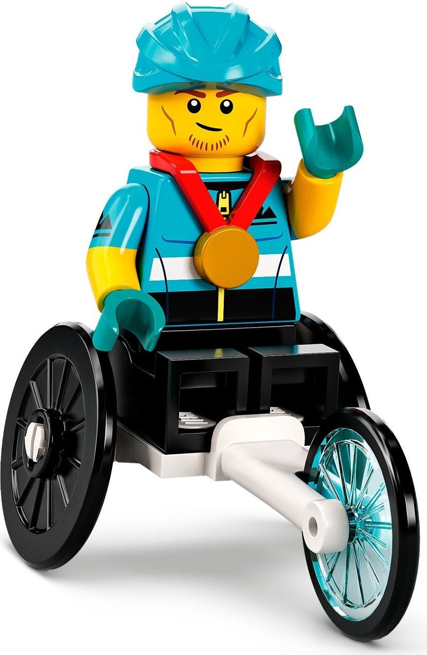 S22 Wheelchair Racer - Series 22 Minifigure (col397)