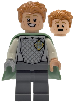 Gilderoy Lockhart - Sand Green Flexible Rubber Cape (hp535)