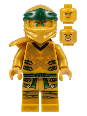 Lloyd (Golden Ninja) - Legacy, Pearl Gold Head, Shoulder Armor (njo0584)