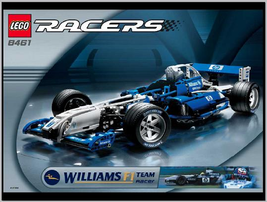 8461 Williams F1 Team Racer (Used) LEGO Racers