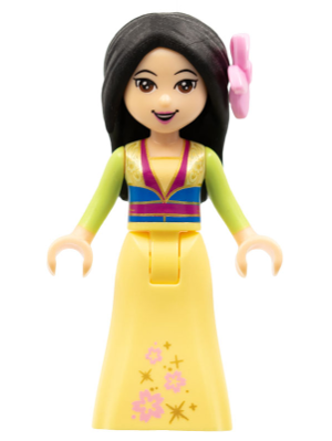 Mulan - Full Length Dress, Flower (dp044)