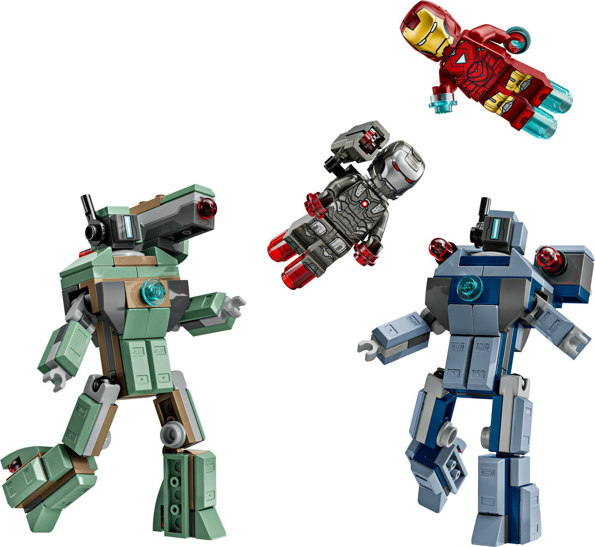76320 Iron Man & War Machine vs. Hammer Drones (Used) LEGO Super Heroes