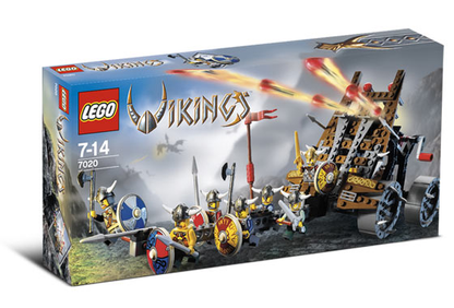 7020 Army of Vikings with Heavy Artillery Wagon (Retired) LEGO Vikings