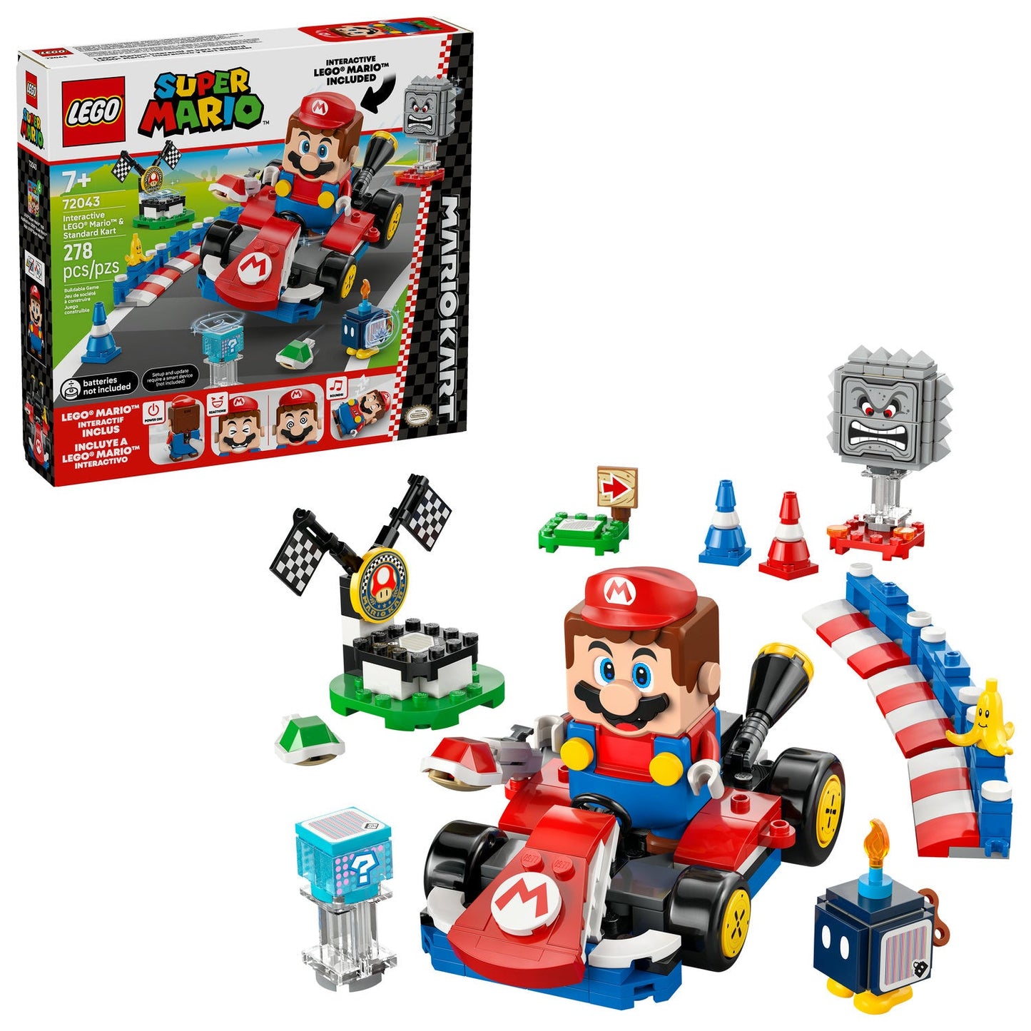 72043 Mario Kart – Interactive LEGO® Mario & Standard Kart