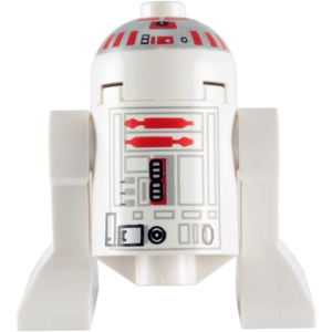 Astromech Droid, R5-D4 - Dome Head with Short Red Stripes (sw0029)