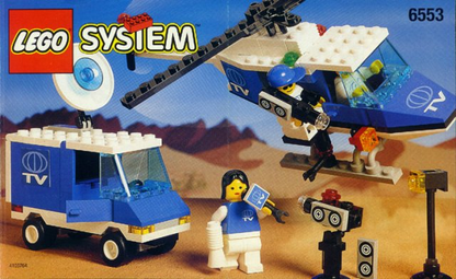 6553 Crisis News Crew (Used) LEGO Town