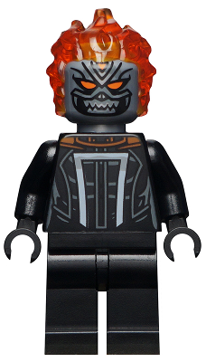 Ghost Rider, Roberto 'Robbie' Reyes - Flat Silver Head (sh0678)