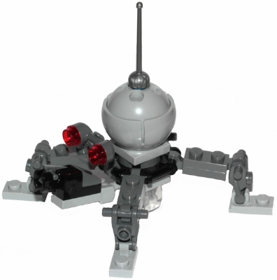 Dwarf Spider Droid - Light Bluish Gray Dome, Mini Blaster / Shooter (sw1030)